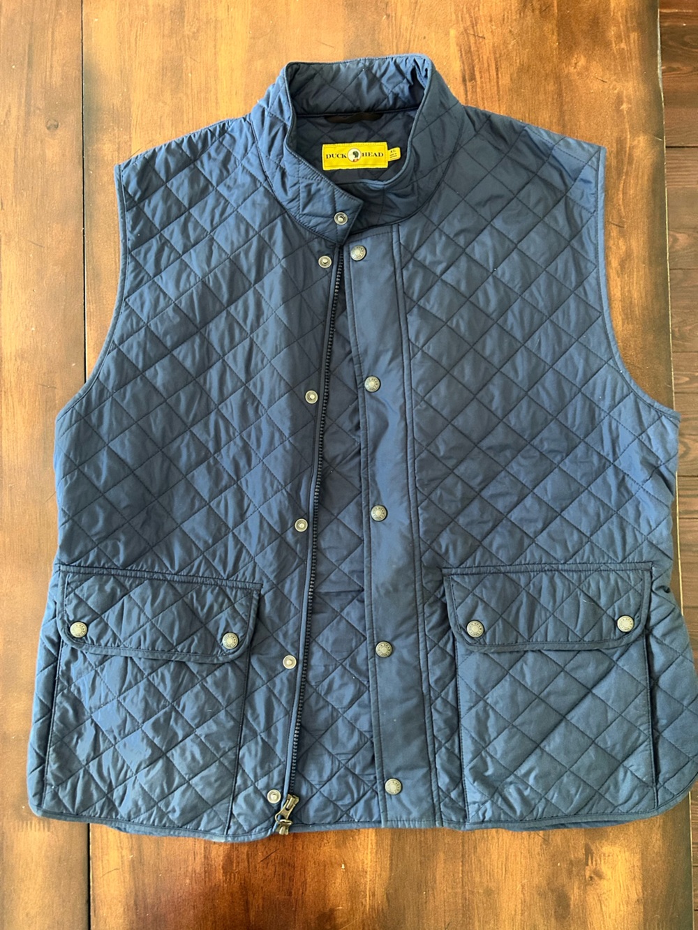 Duck Head Men's Quilted Navy Vest